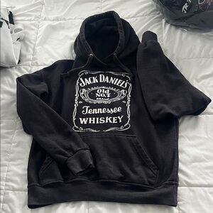 Jack Daniels Black and White Hoodie